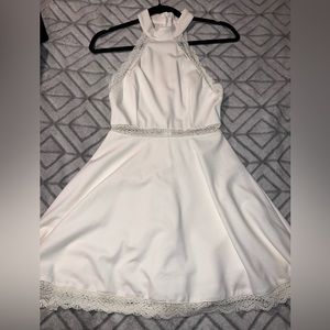 White Graduation Dress
